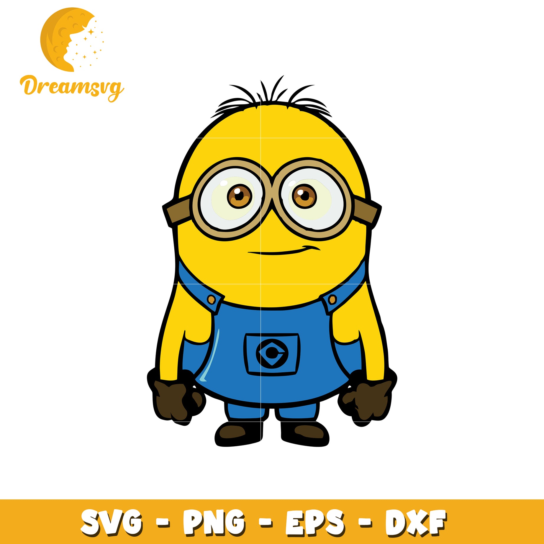 Cute Minion SVG Clipart for Crafts and Designs