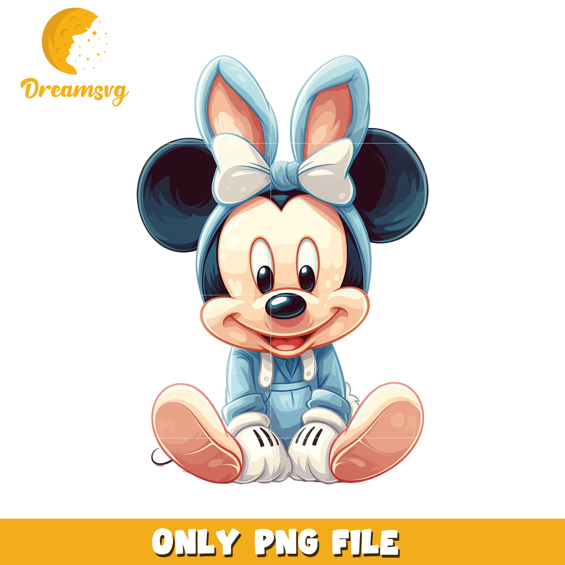 Cute Minnie Mouse PNG File for Creative Projects 2023