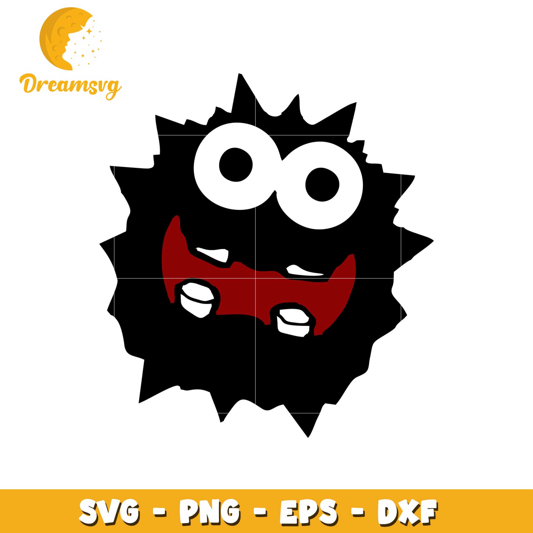 Cute Monster SVG PNG EPS DXF Files