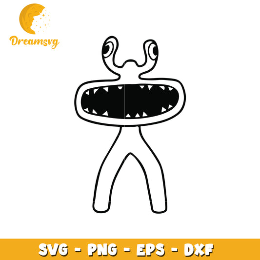 Cute Monster SVG, PNG, EPS, DXF Files