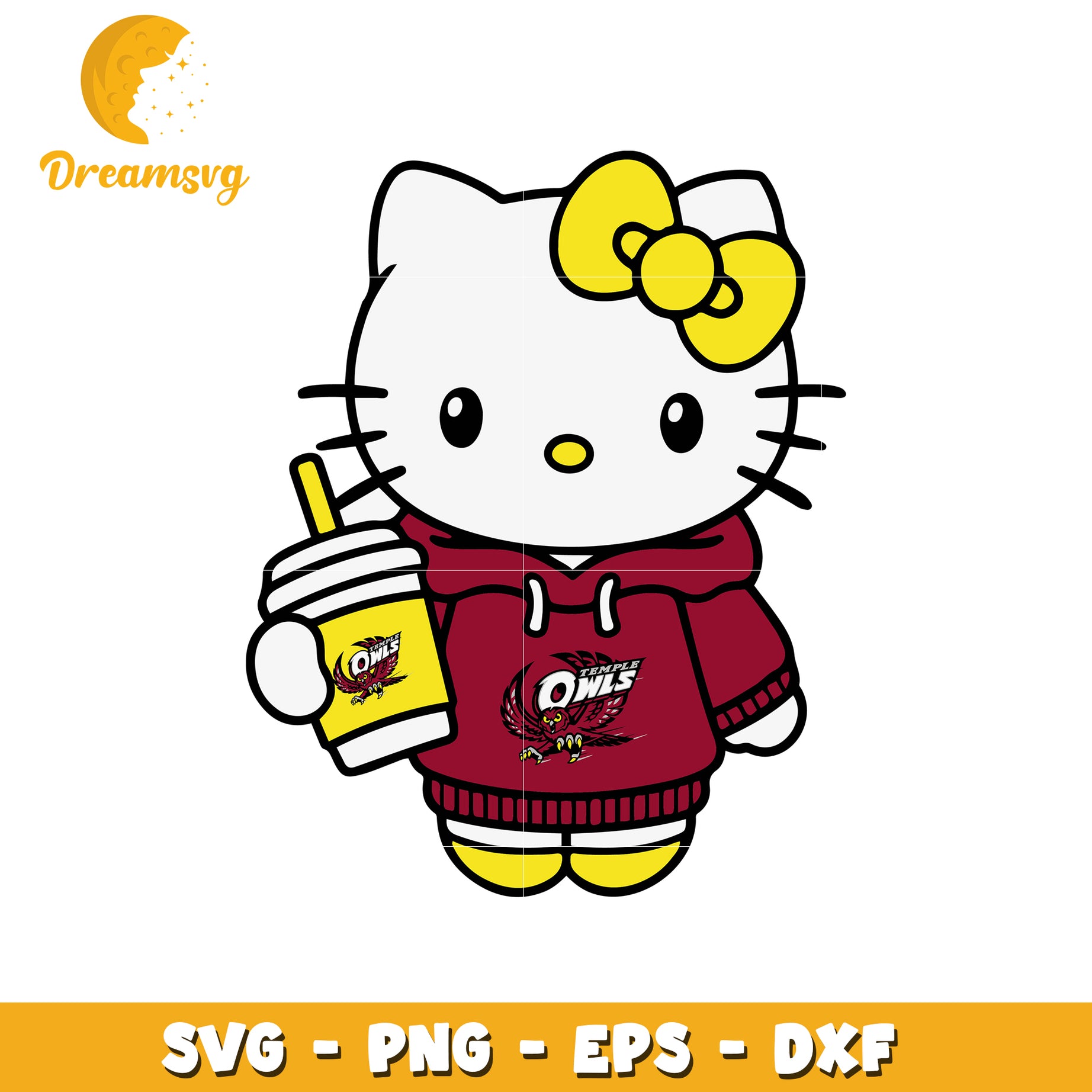 Cute Owl Themed SVG Design for Kids Apparel