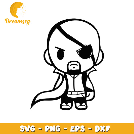 Cute Pirate SVG Cut File