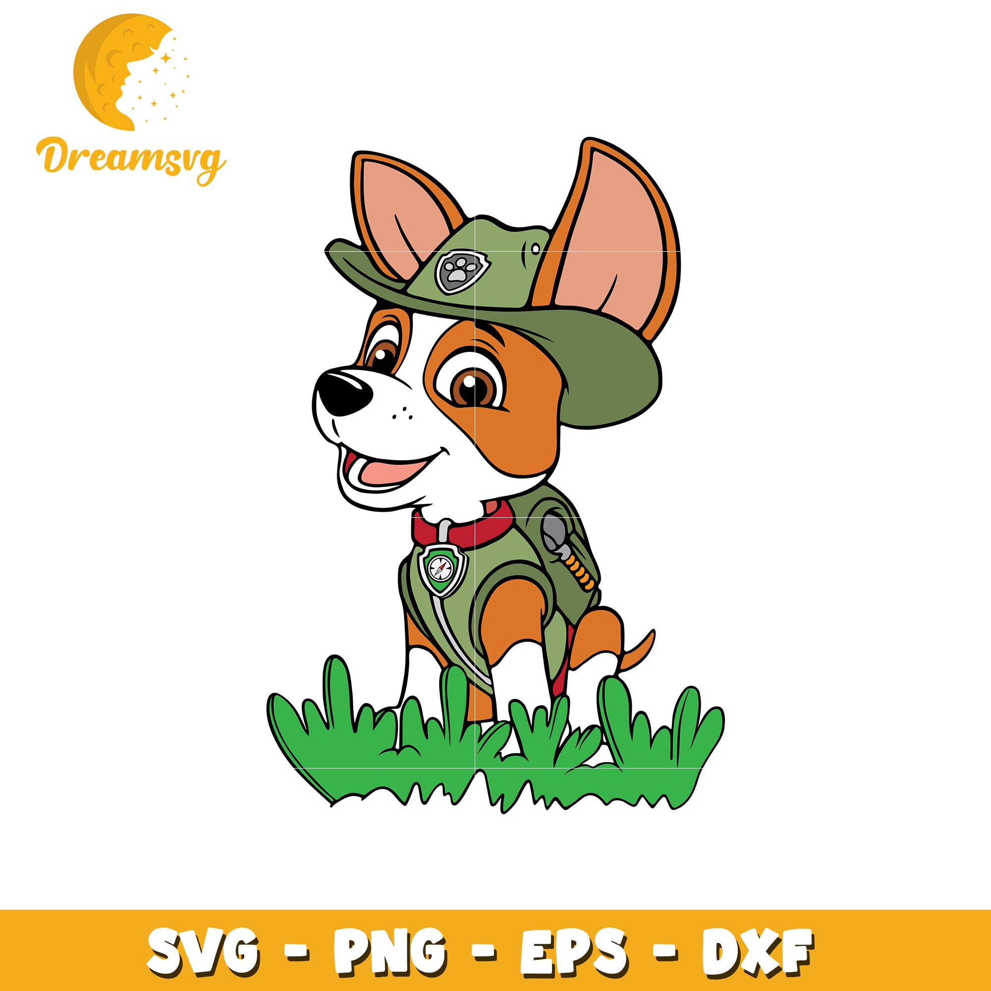 Cute Puppy Ranger SVG PNG EPS DXF – DreamSVG Store