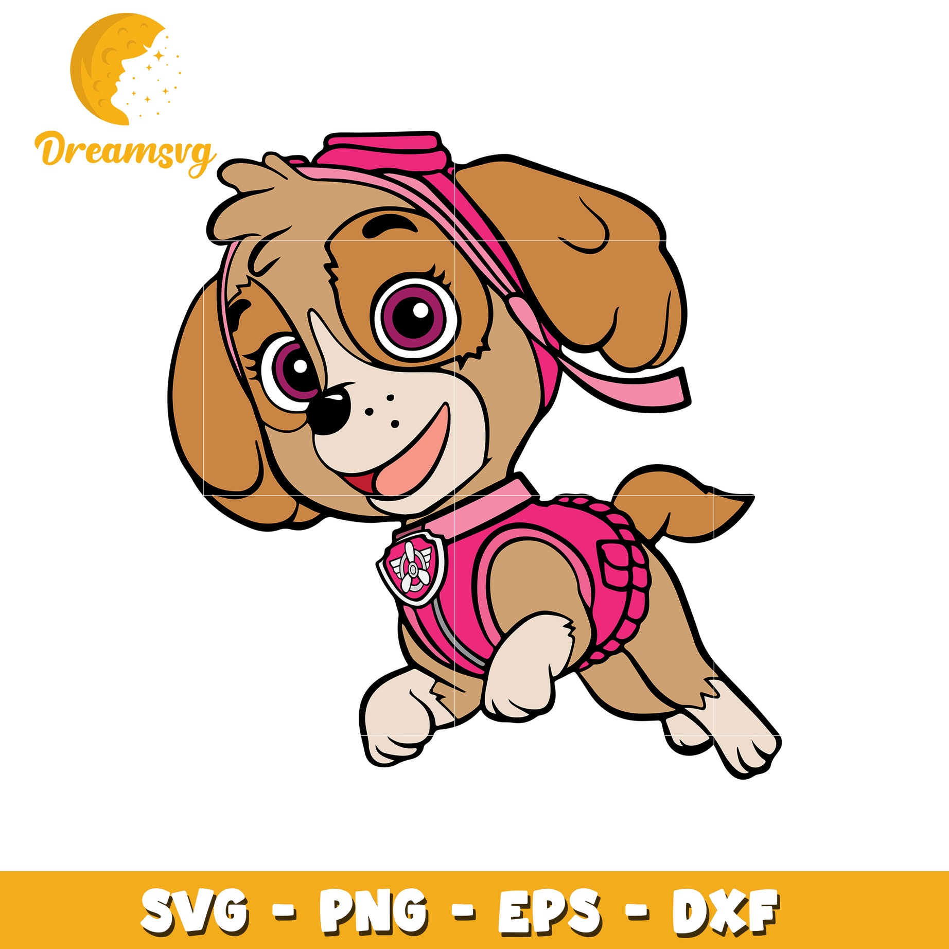 Cute Puppy SVG Clipart for Crafts and Projects