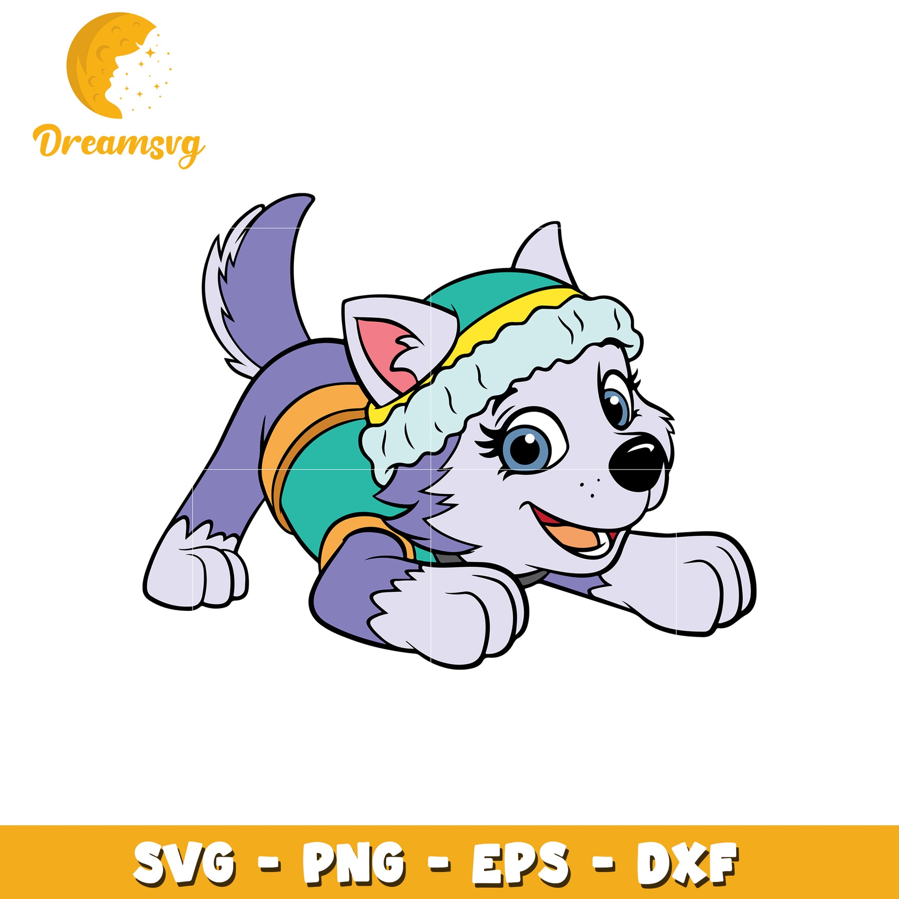 Cute Puppy SVG PNG EPS DXF