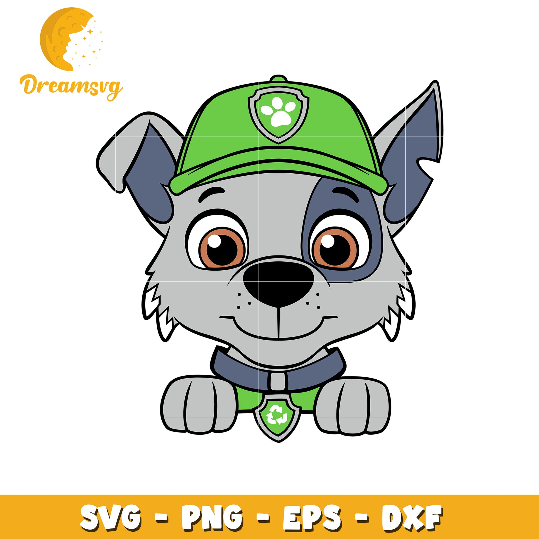 Cute Puppy SVG PNG EPS DXF Files