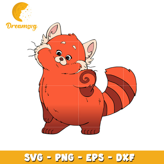 Cute Red Panda SVG Vector for Crafting and Design