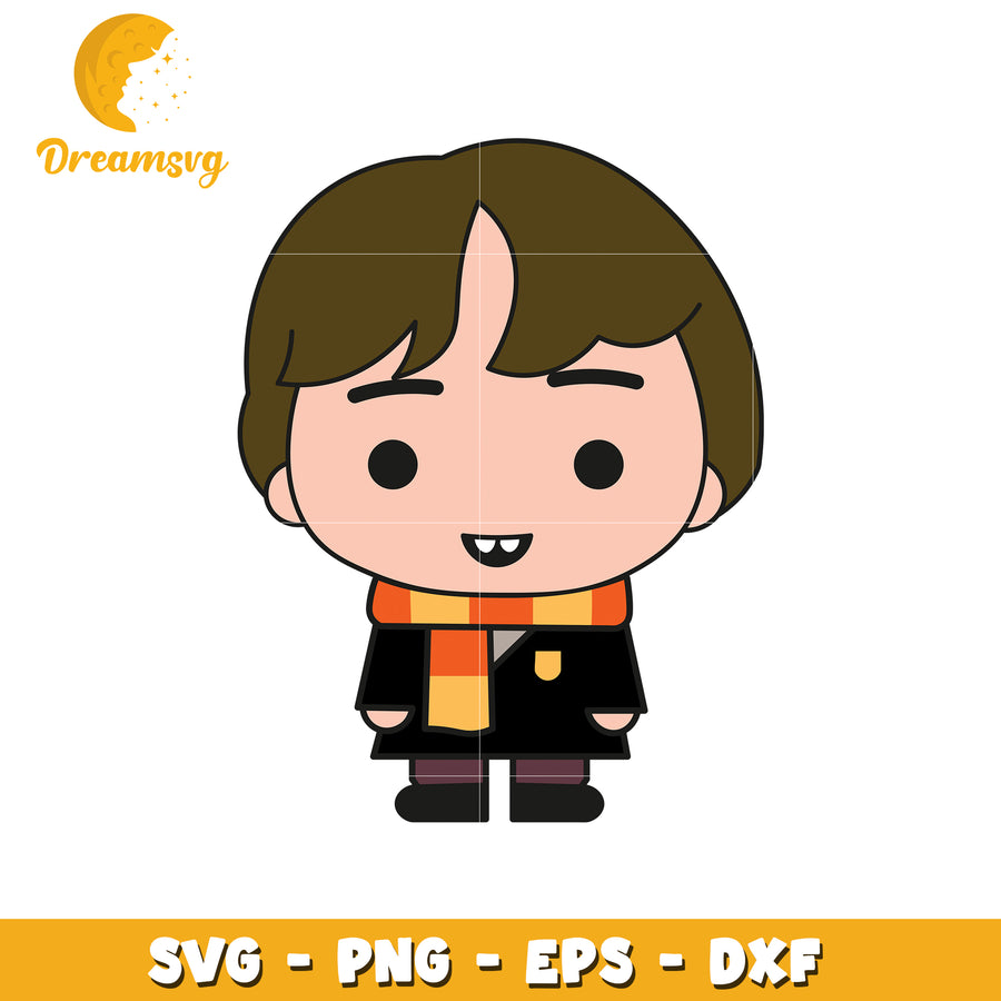 Cute Ron Weasley SVG PNG EPS DXF