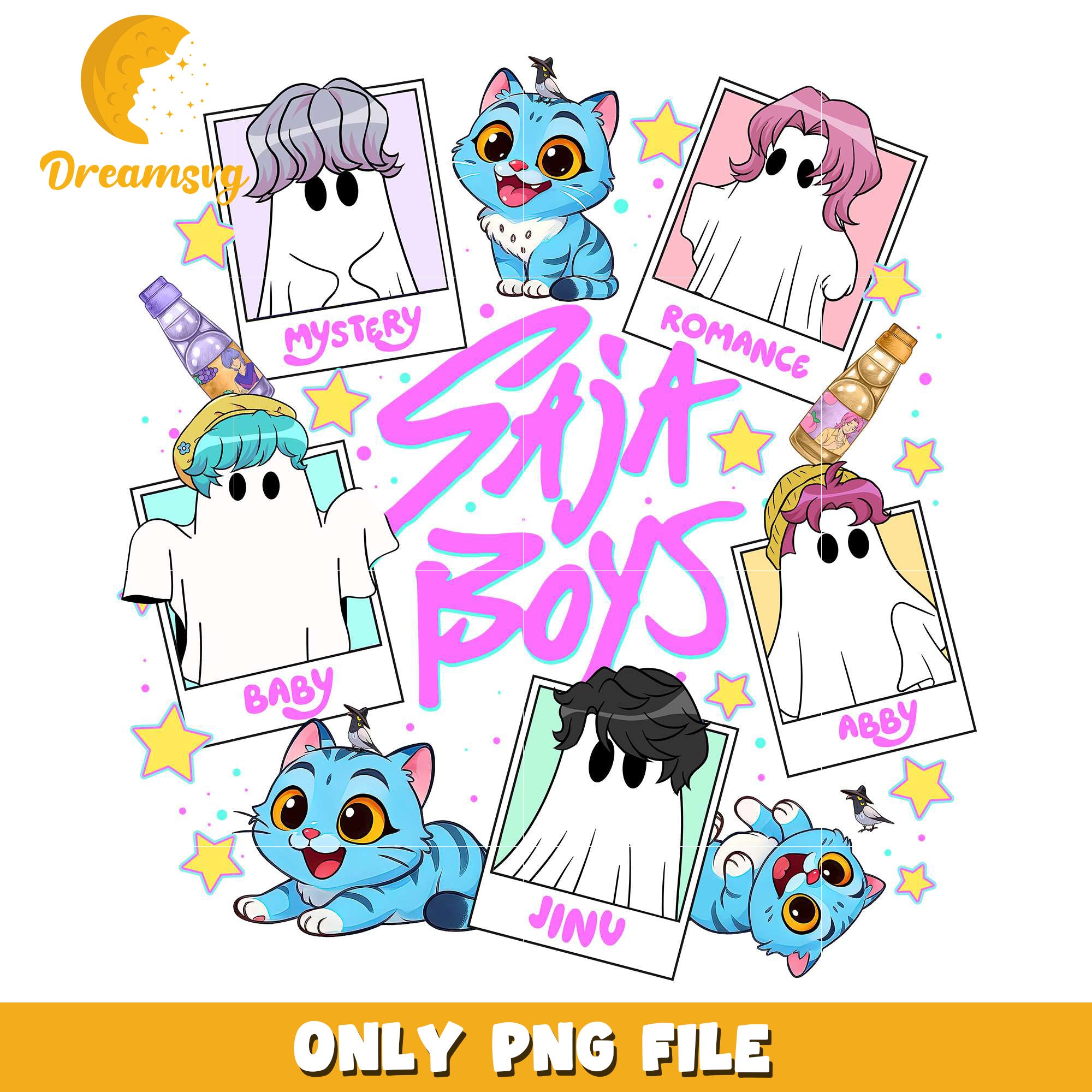 Cute Saja Boys Spooky Halloween Kpop Demon Hunters png, kpop demon hunters png, spirit halloween​​ png