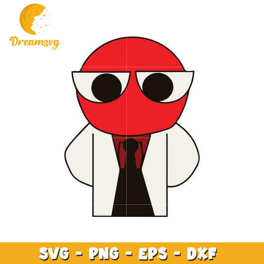 Cute Scientist SVG Cut File