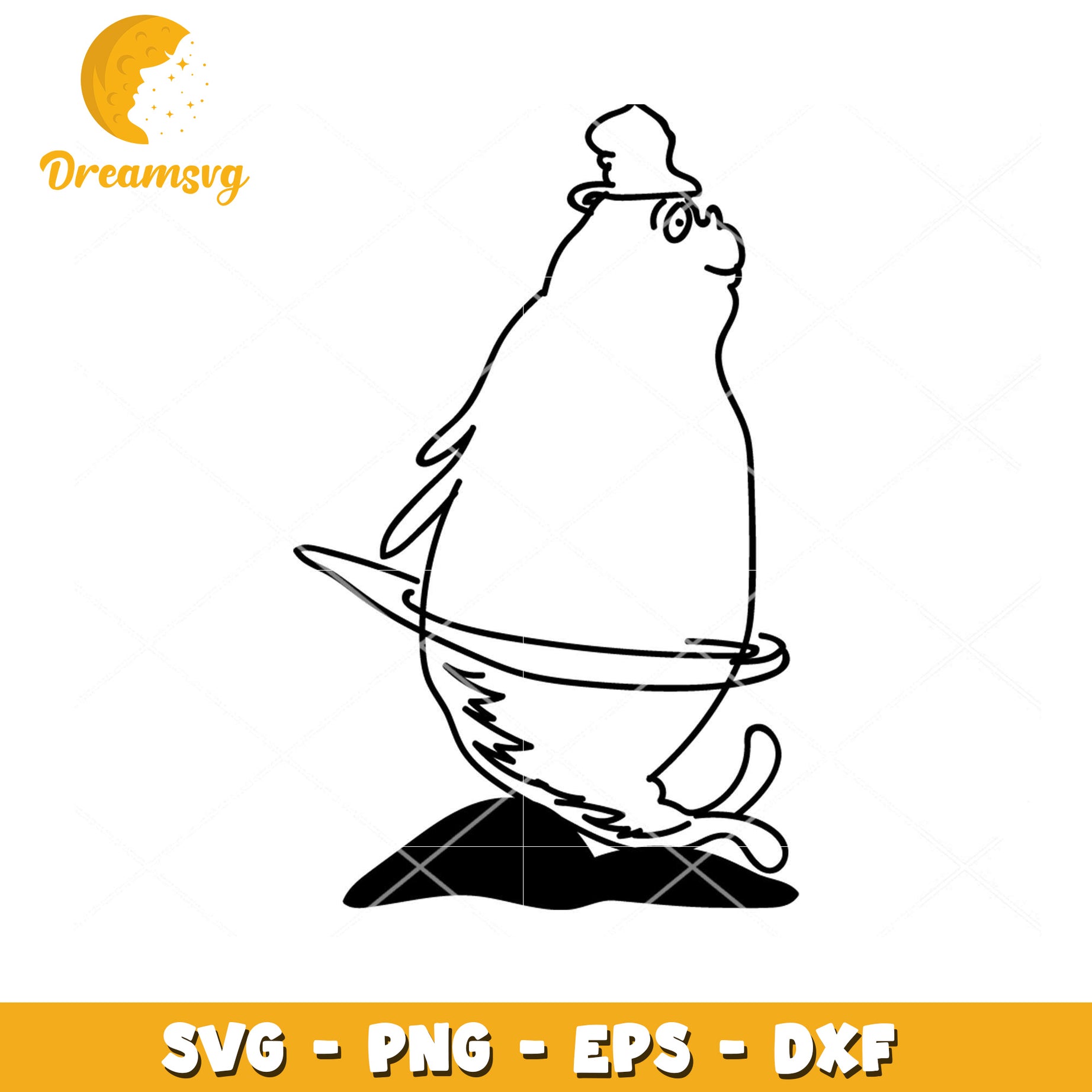 Cute Seal SVG Cut File