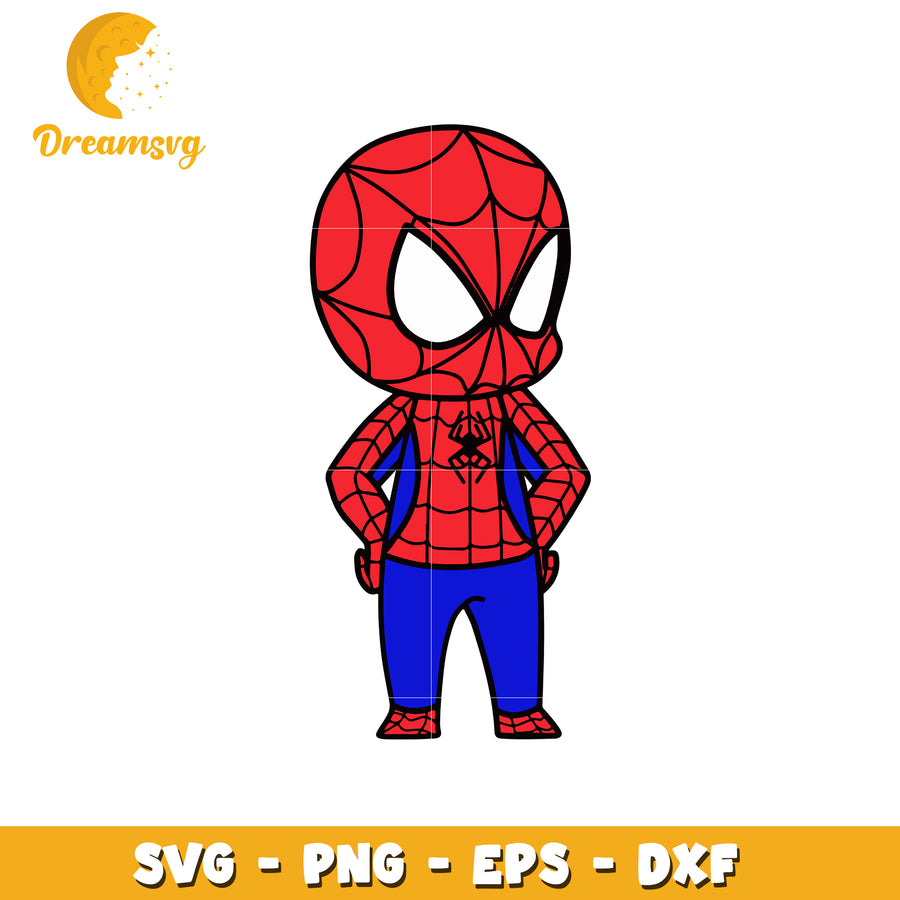 Cute Spider Character SVG Download for Craft Projects