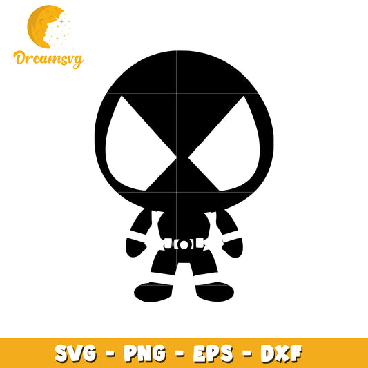 Cute Spider Man SVG PNG EPS DXF