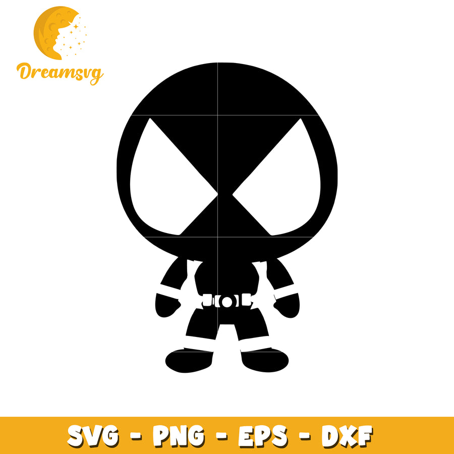 Cute Spider Man SVG PNG EPS DXF