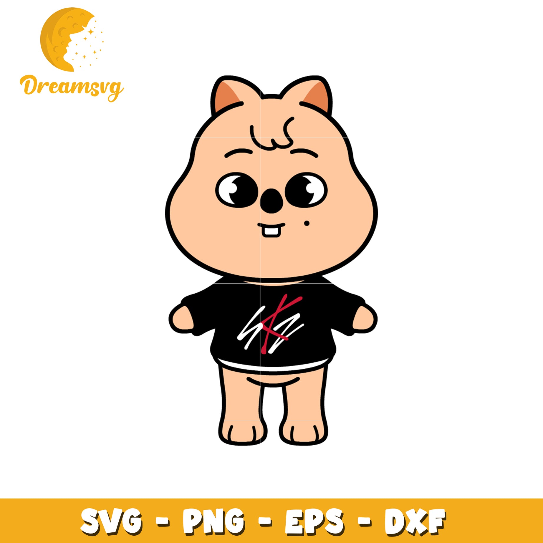 Cute Squirrel SVG PNG EPS DXF