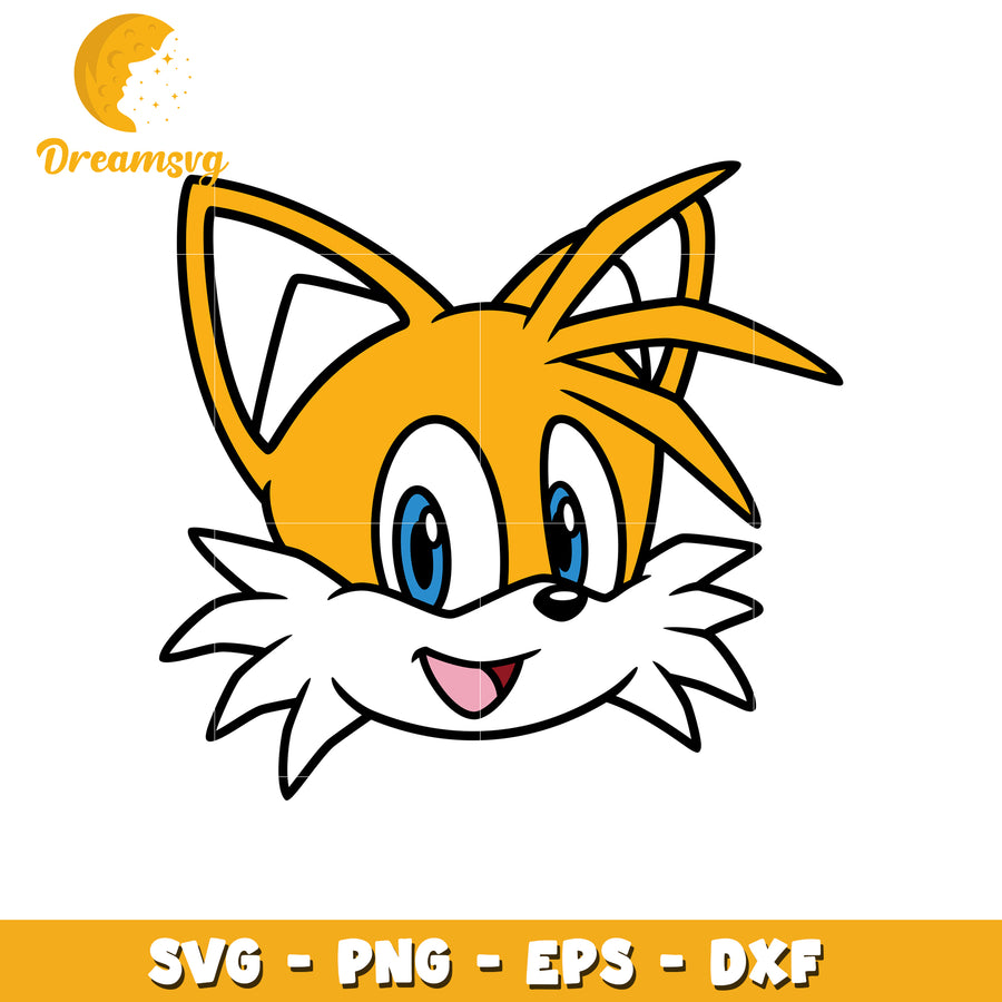 Cute Tails Character SVG for Crafting and Design Projects