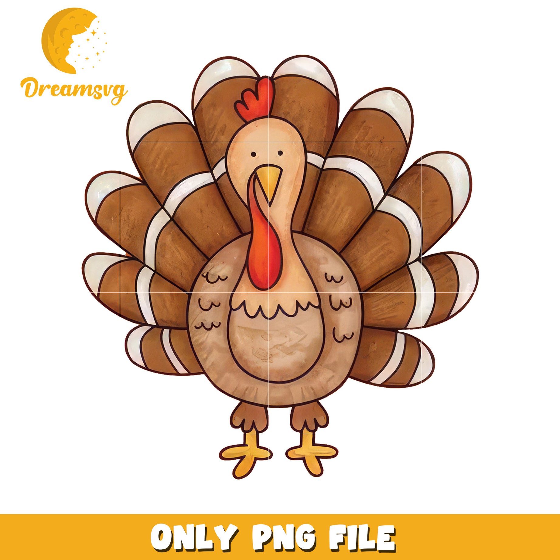 Cute Thanksgiving Turkey PNG