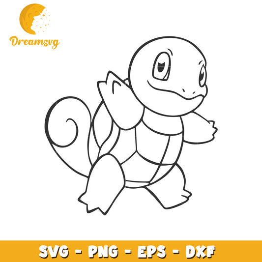 Cute Turtle SVG Cut File