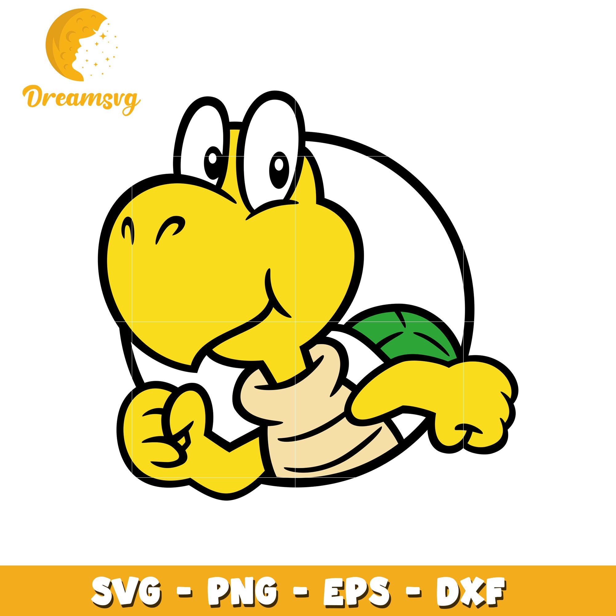 Cute Turtle SVG PNG EPS DXF Cut File