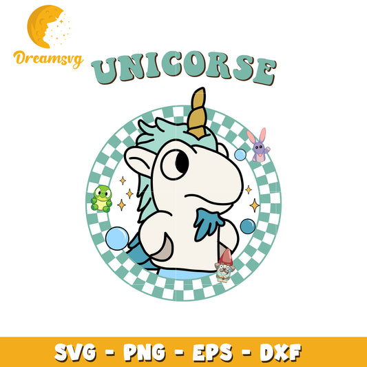 Cute Unicorn SVG PNG EPS DXF Files