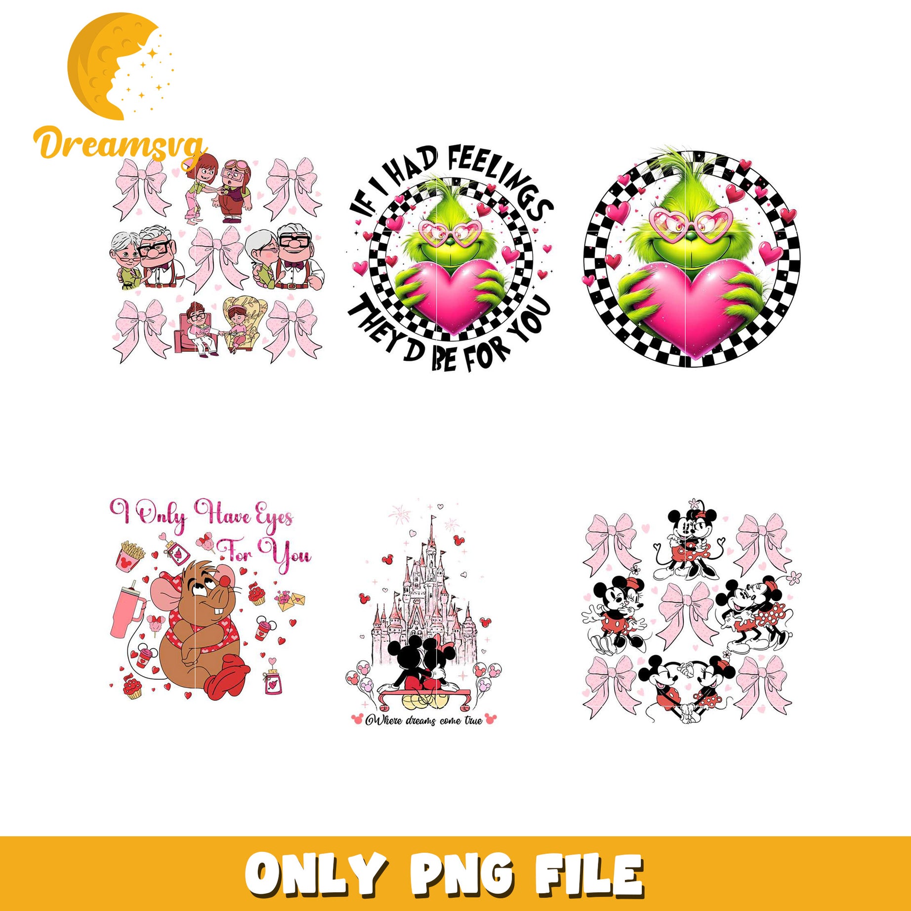 Cute Valentine Bundle with Fun PNG Designs for Crafting