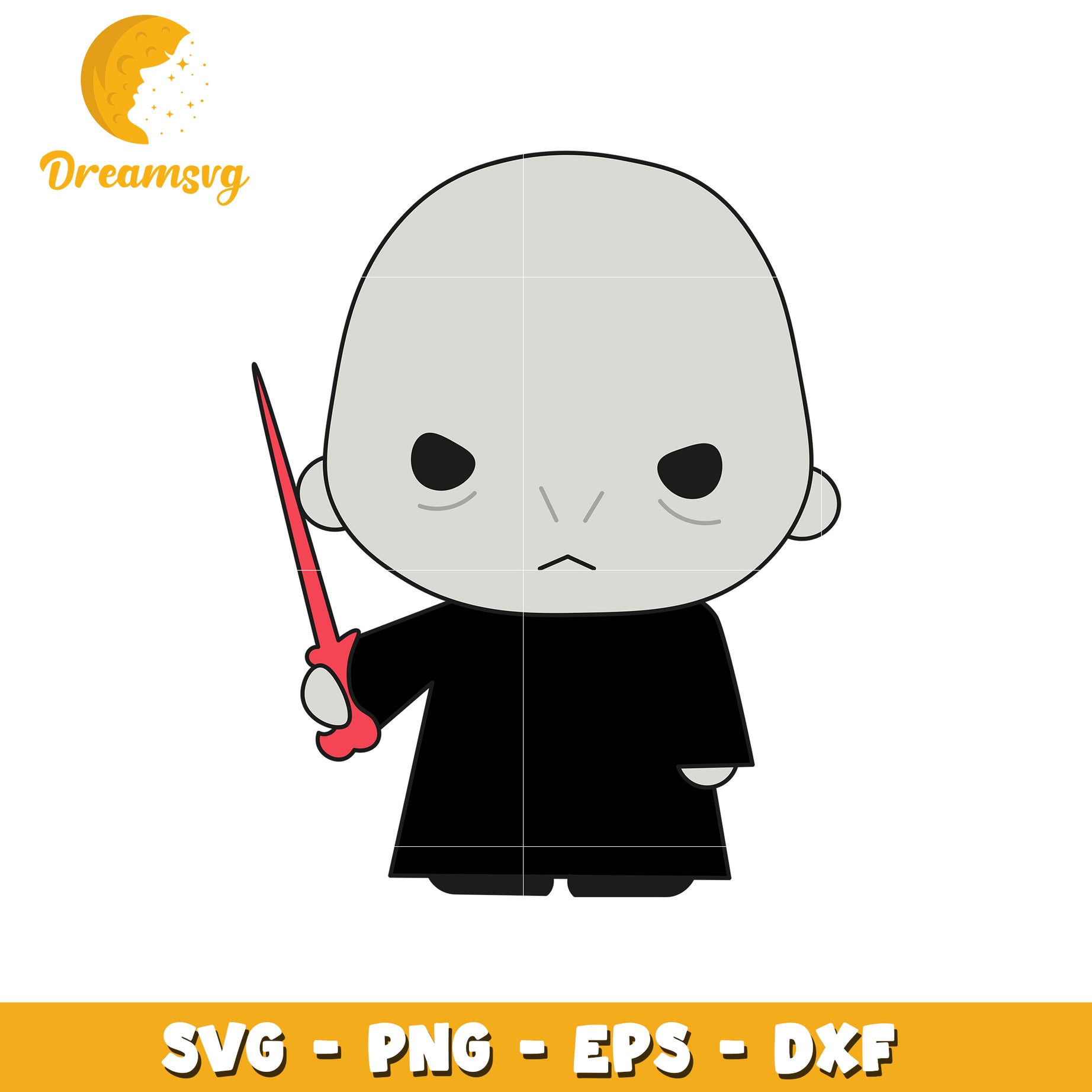Cute Voldemort PNG, SVG, EPS, DXF files for crafts