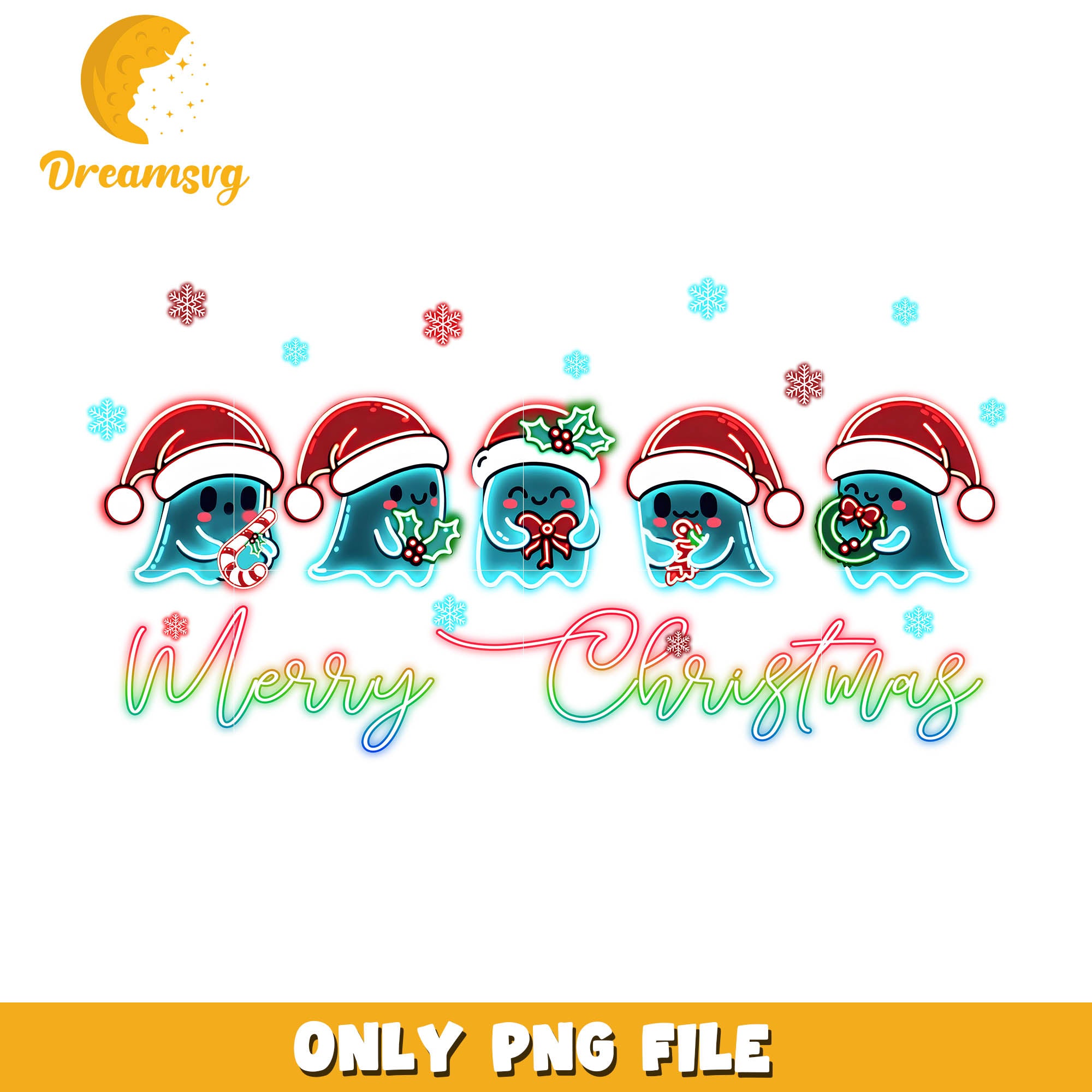 Cute Christmas Ghost Tree Cake Png, ghosts png, merry christmas png