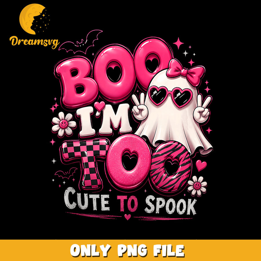 Cute Ghost PNG, Spooky Fun Design, Halloween Art PNG