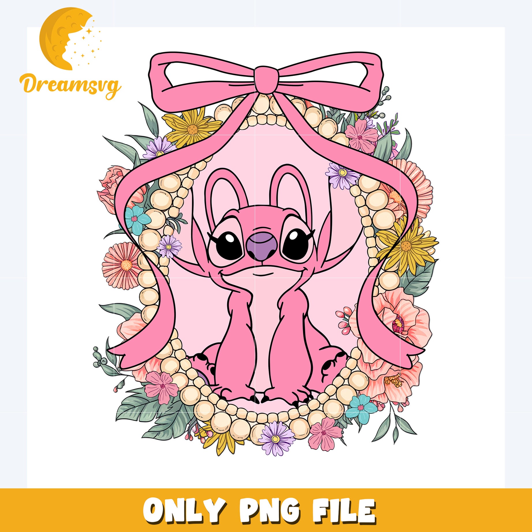 Cute angel picture frame design png, disney plus png, disney world png