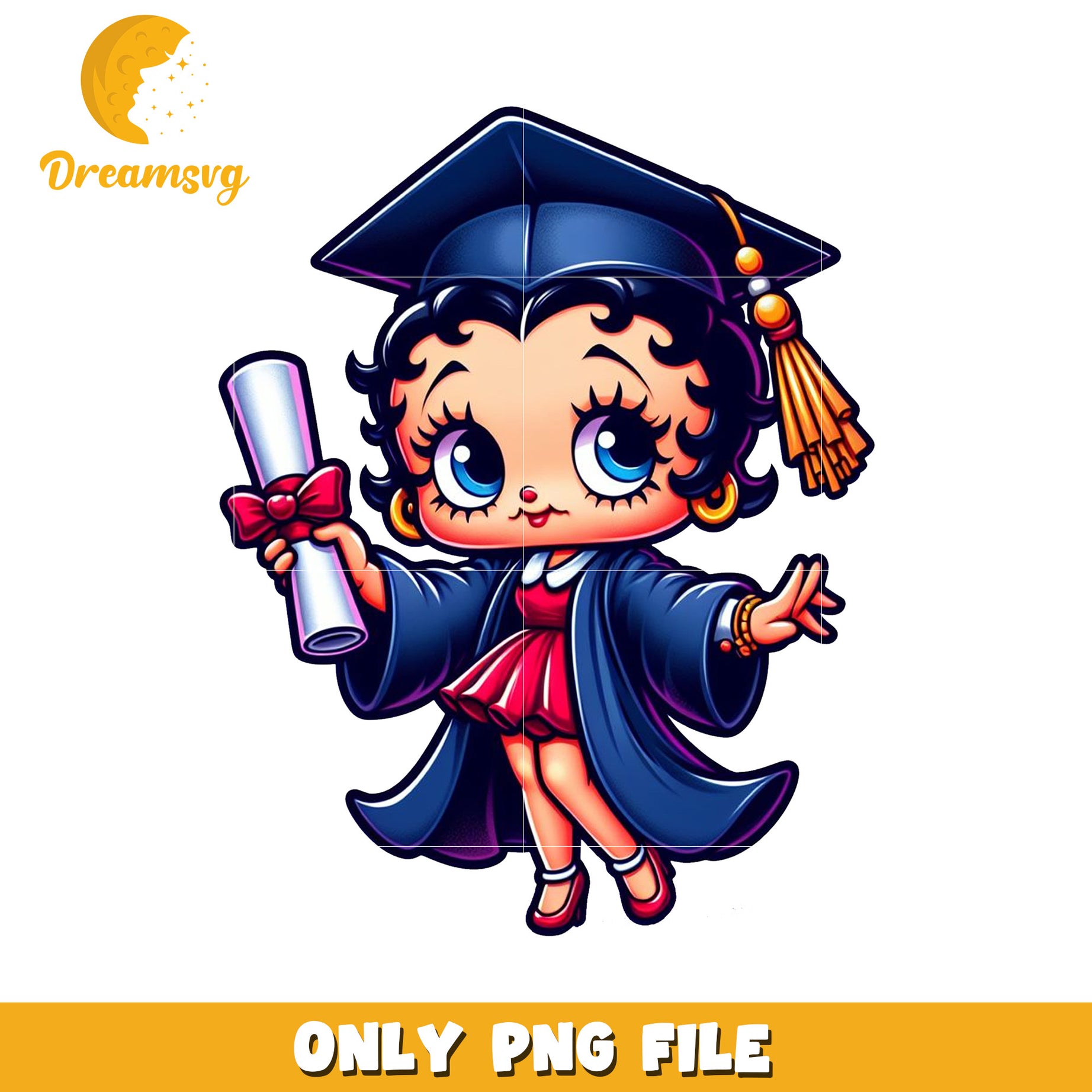 Cute betty boop graduation png, cartoon betty boop png, betty boop characters png