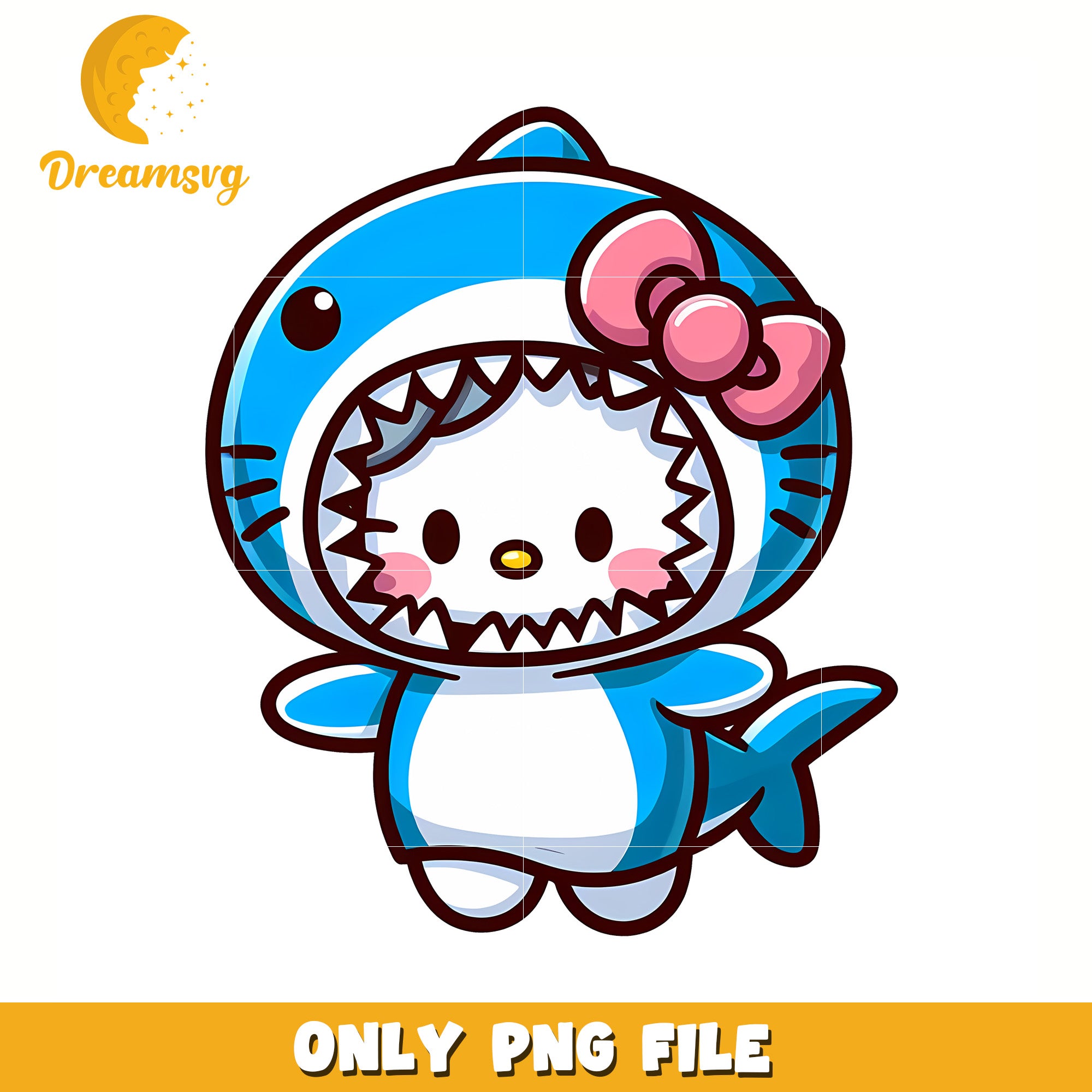 Cute blue shark png, hello kitty cake png, hello kitty crocs png