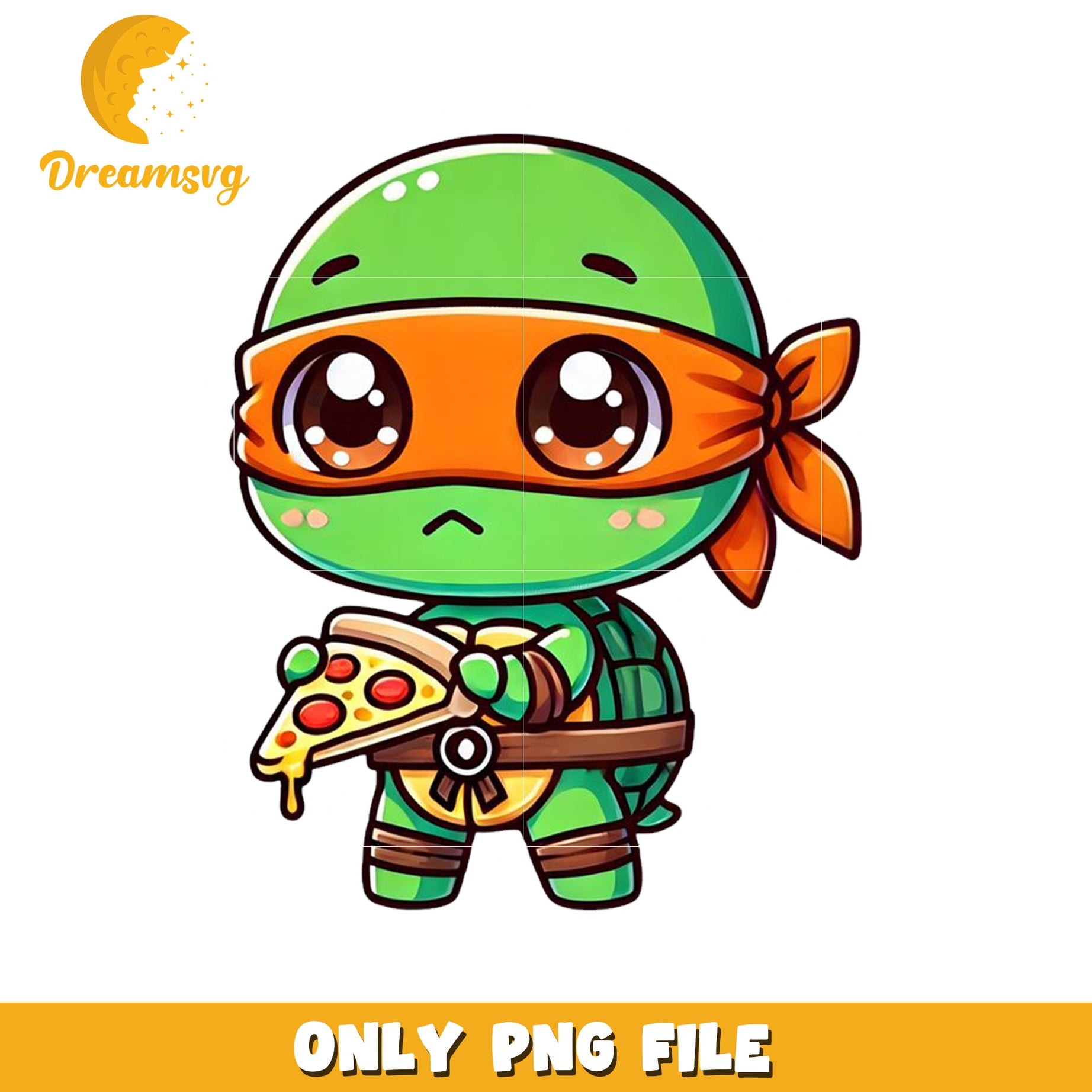 Cute chibi michelangelo png, ninja turtles​ png, funny turtles cartoon png
