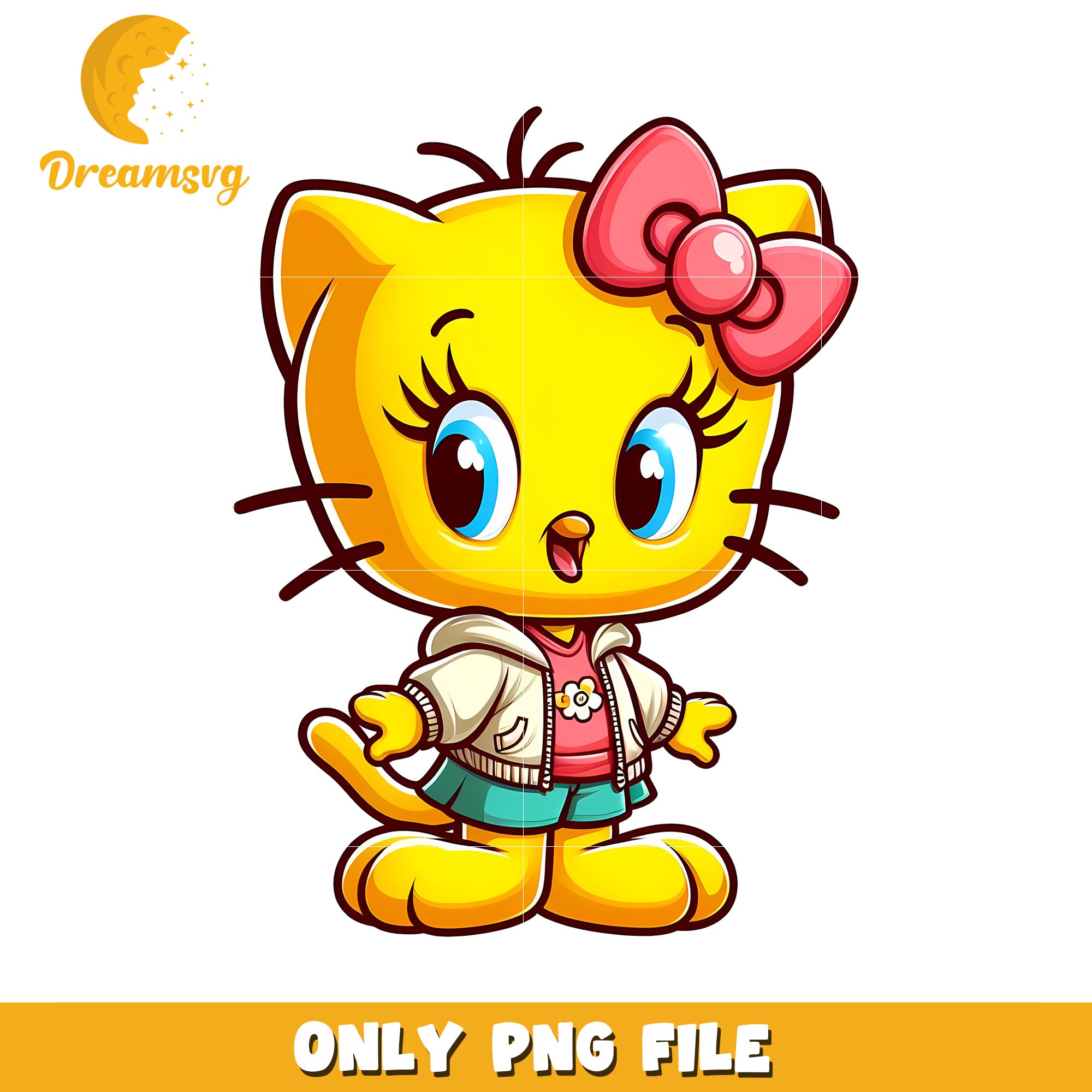 Cute chick kitty png, hello kitty mirror png, hello kitty friends png