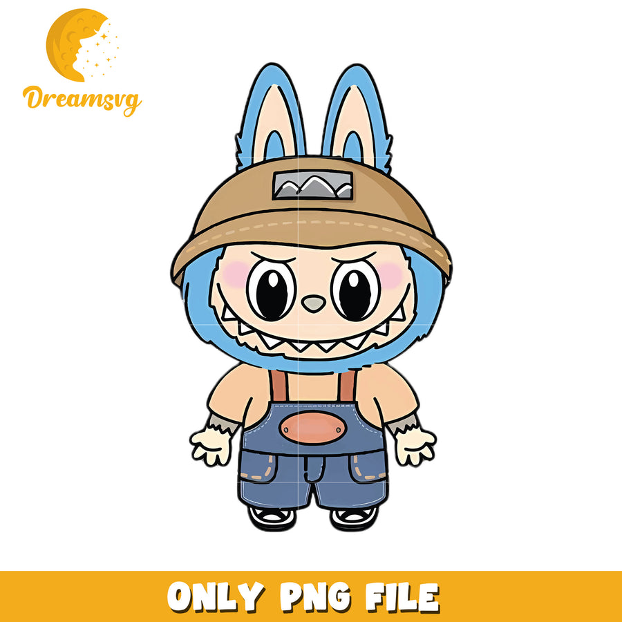 Cute design of labubu png, popmart labubu​ png, cartoon characters png
