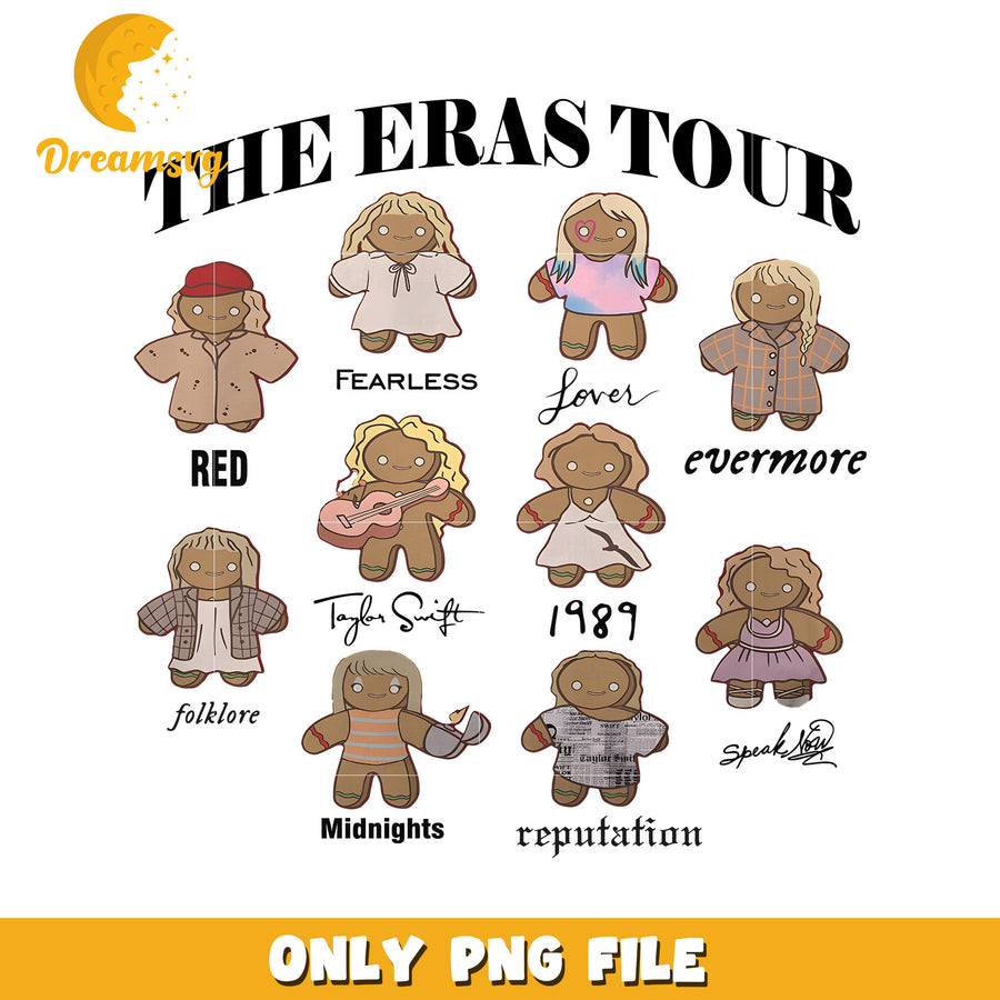 Cute doll the eras tour taylor albums png, the eras tour png