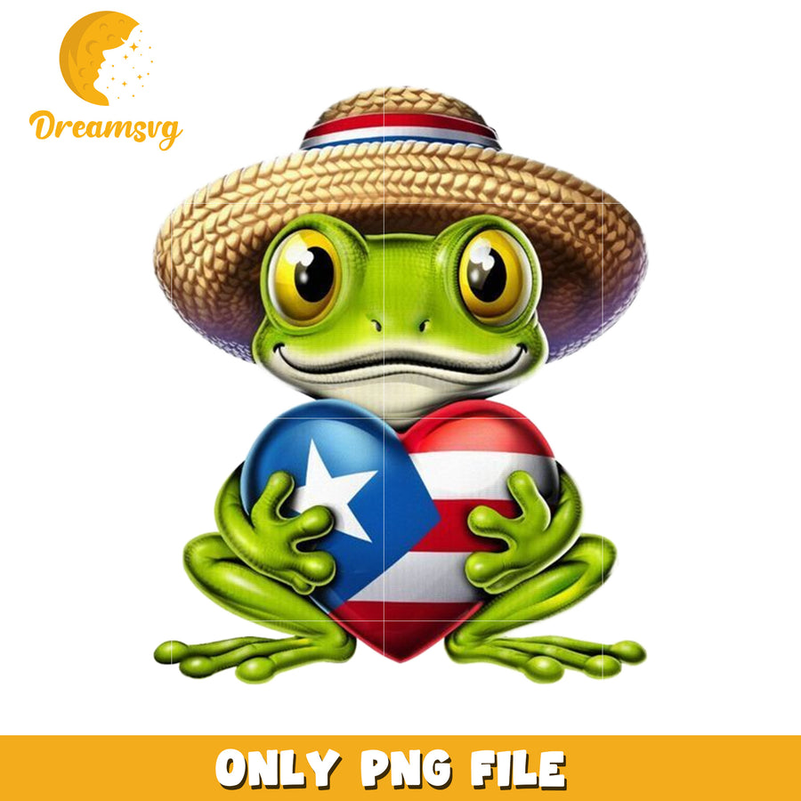 Cute frog png, super bowl lix png, latin pop png