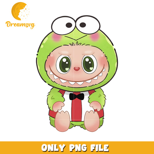Cute labubu funny frog design png, labubu toys png, labubu characters png