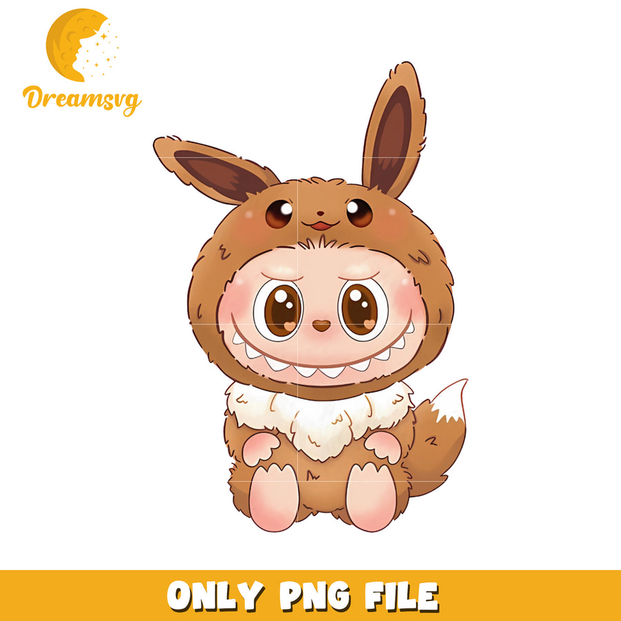Cute labubu pokemon design png, labubu toys png, labubu characters png