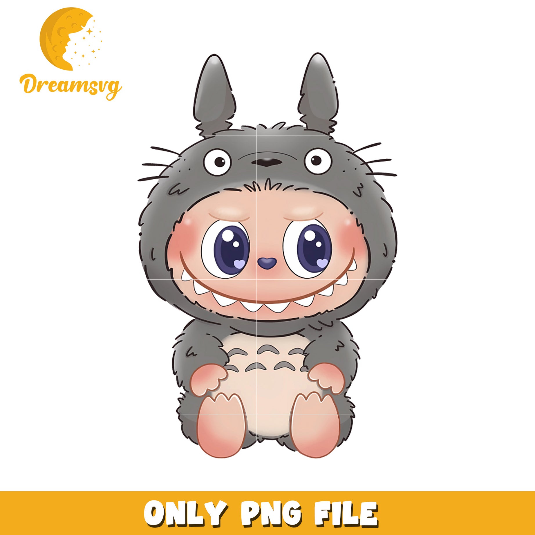 Cute labubu  totoro design png, labubu toys png, labubu characters png
