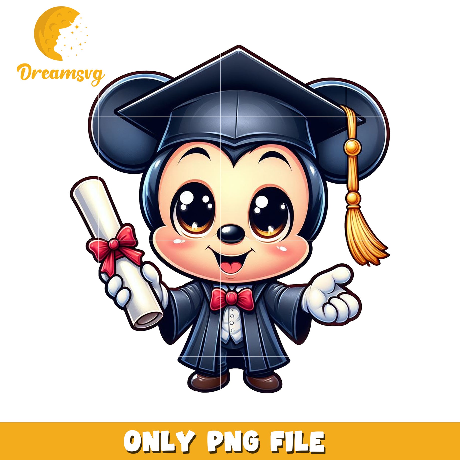 Cute mickey graduation png, mickey mouse png, disney mickey png