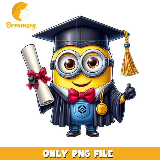 Cute minion graduation png, despicable me minions png, minions png