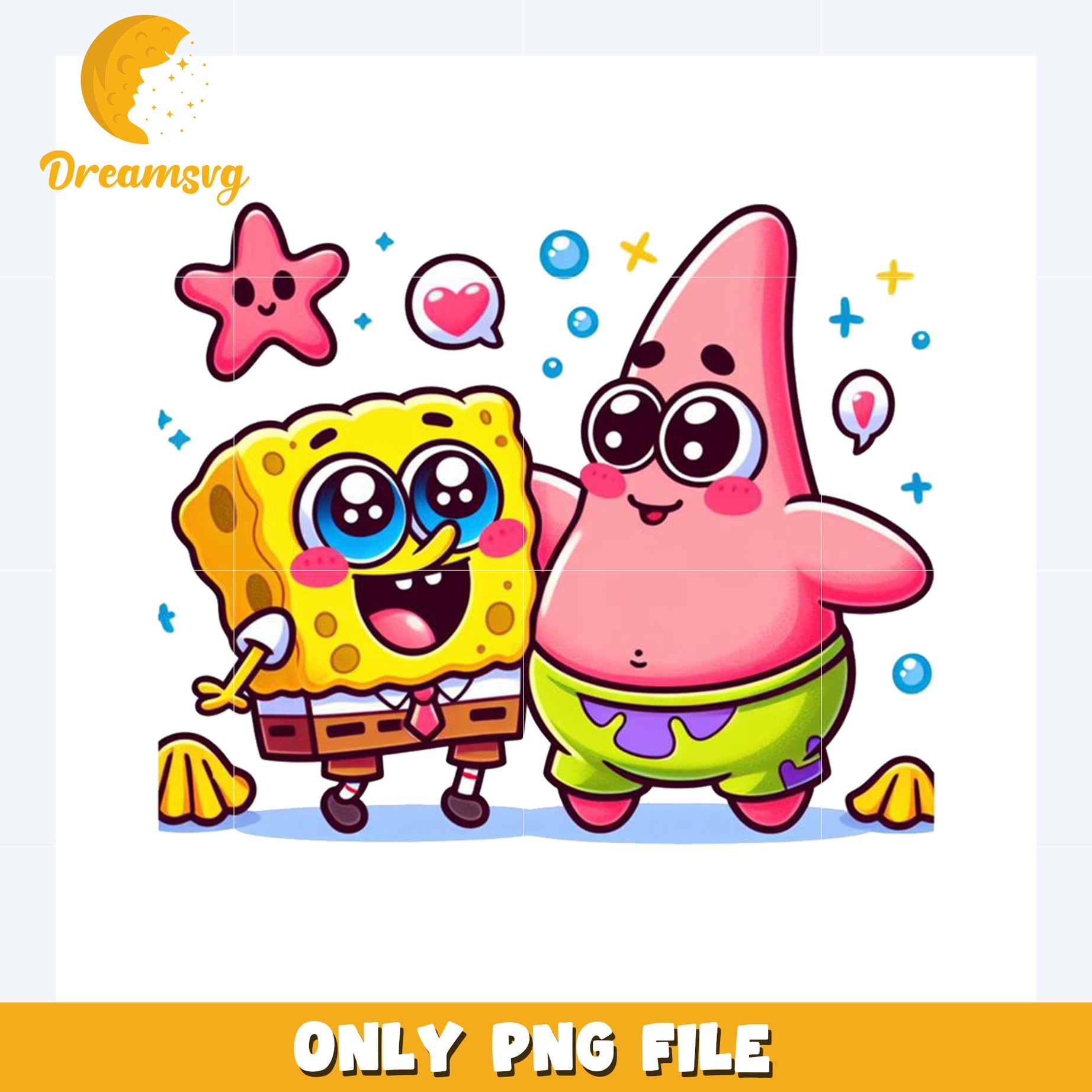 Cute mini sponge and patrick png, sponge bob meme​ png, sponge bob characters​ png