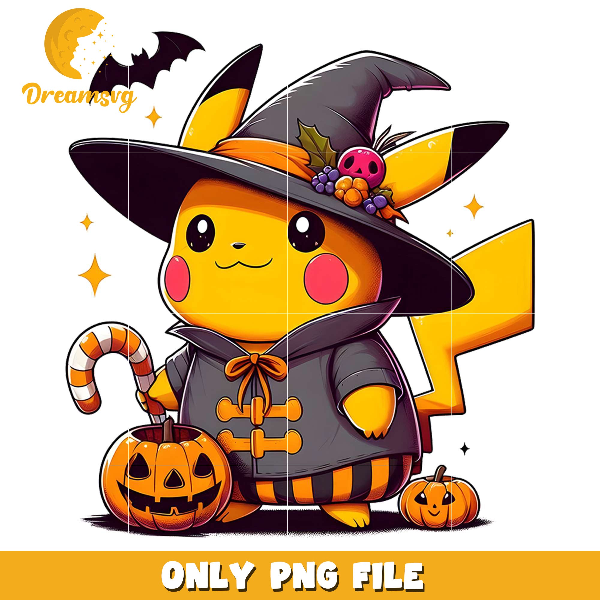 Cute pikachu png, halloween​​​​ toys png, cartoon characters png