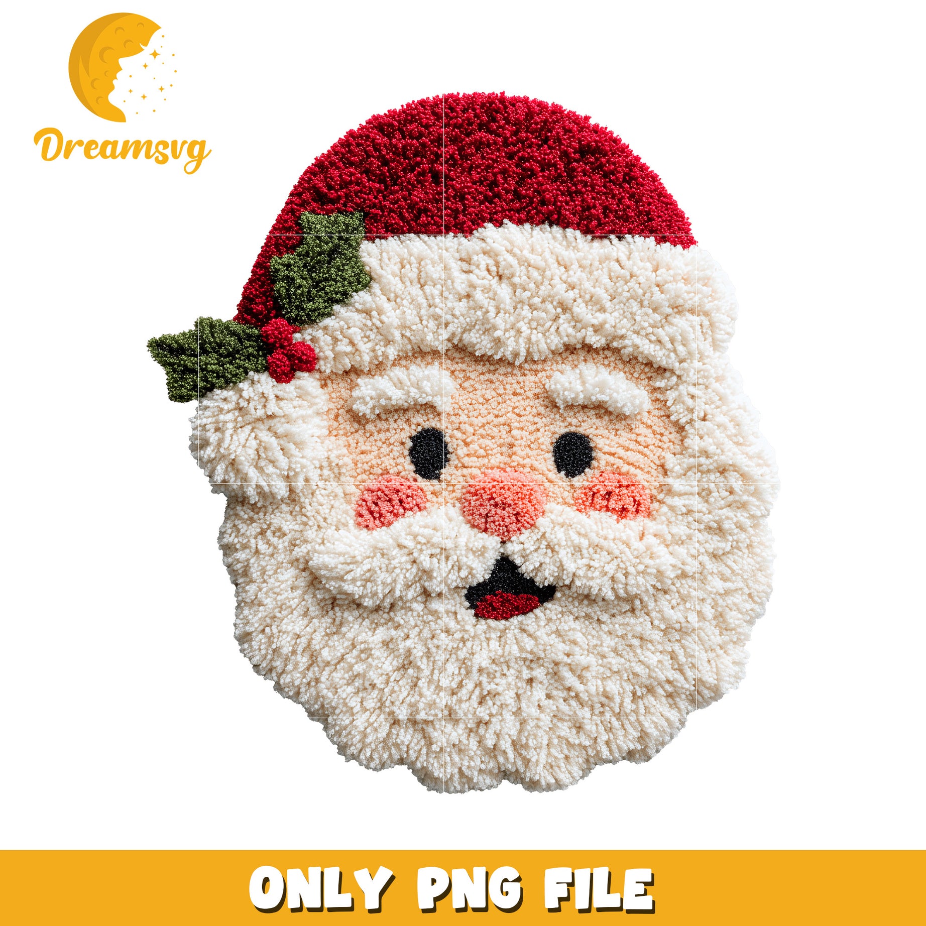 Cute santa png, spirit christmas​​ png, holiday png
