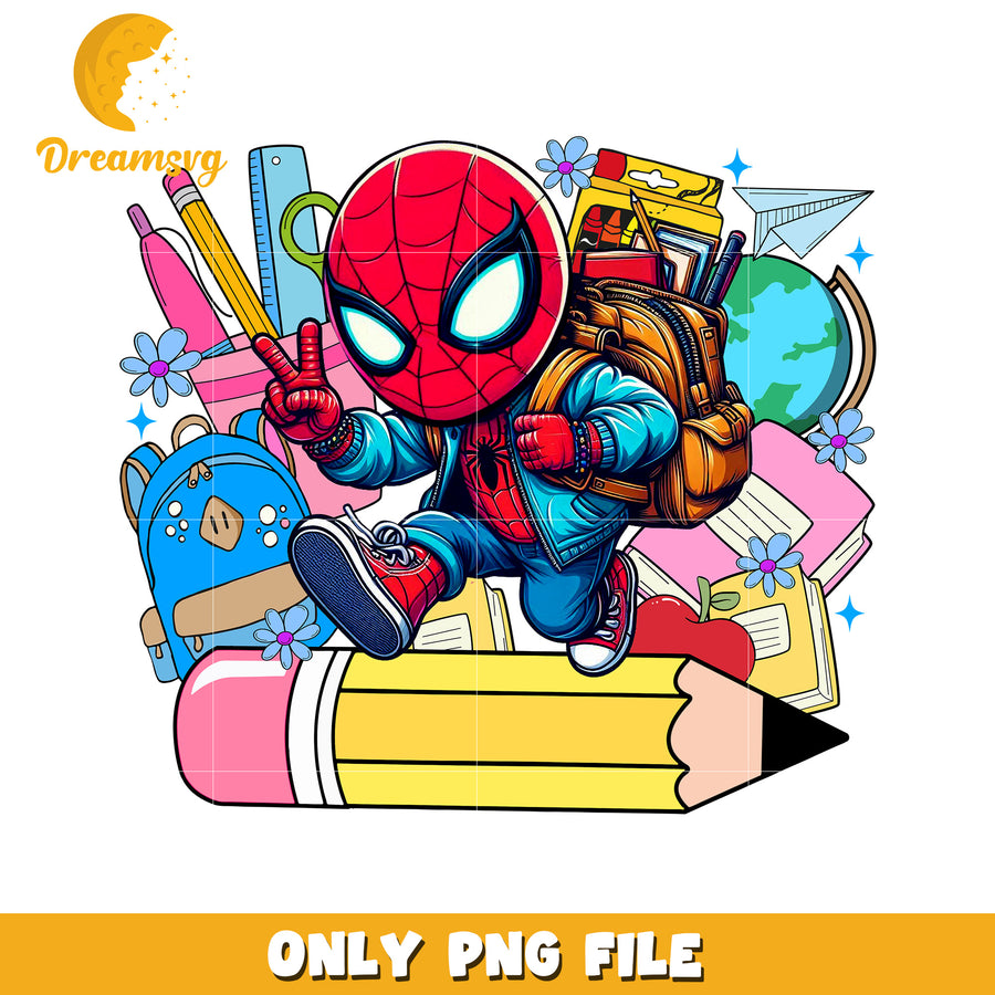 Cute spiderman png, avengers character png, spiderman png
