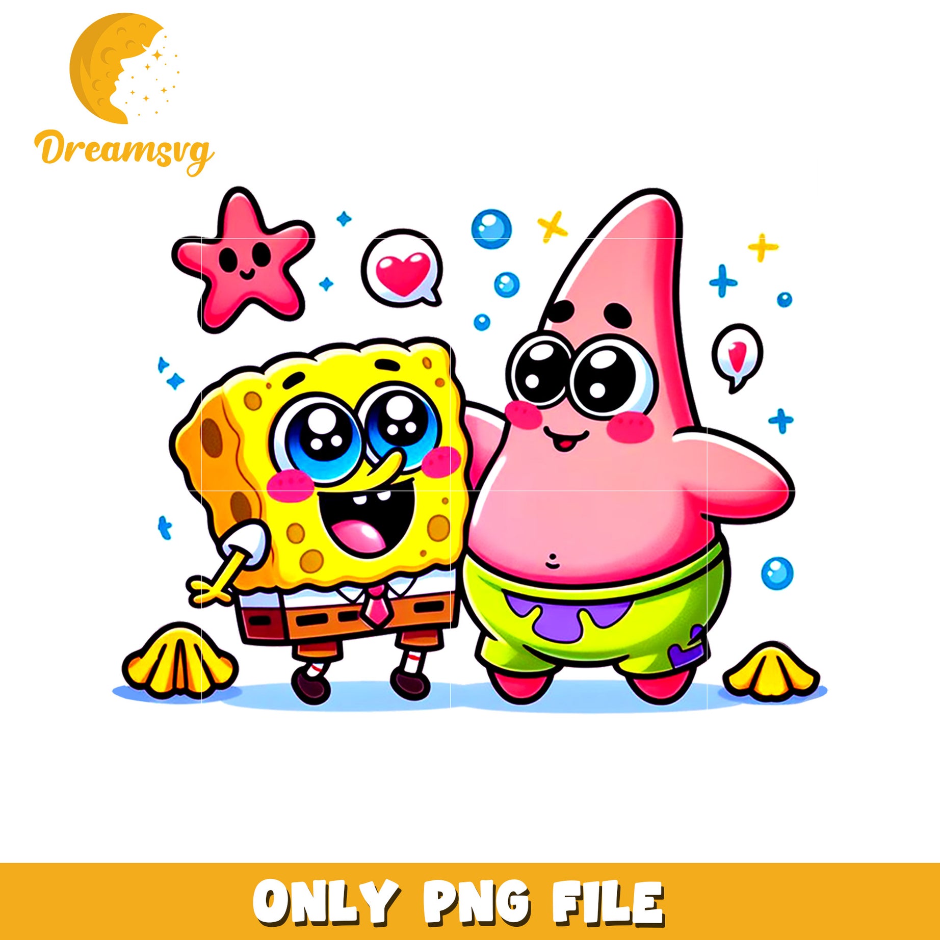 Cute sponge and patrick png, spongebob png, spongebob and patrick png