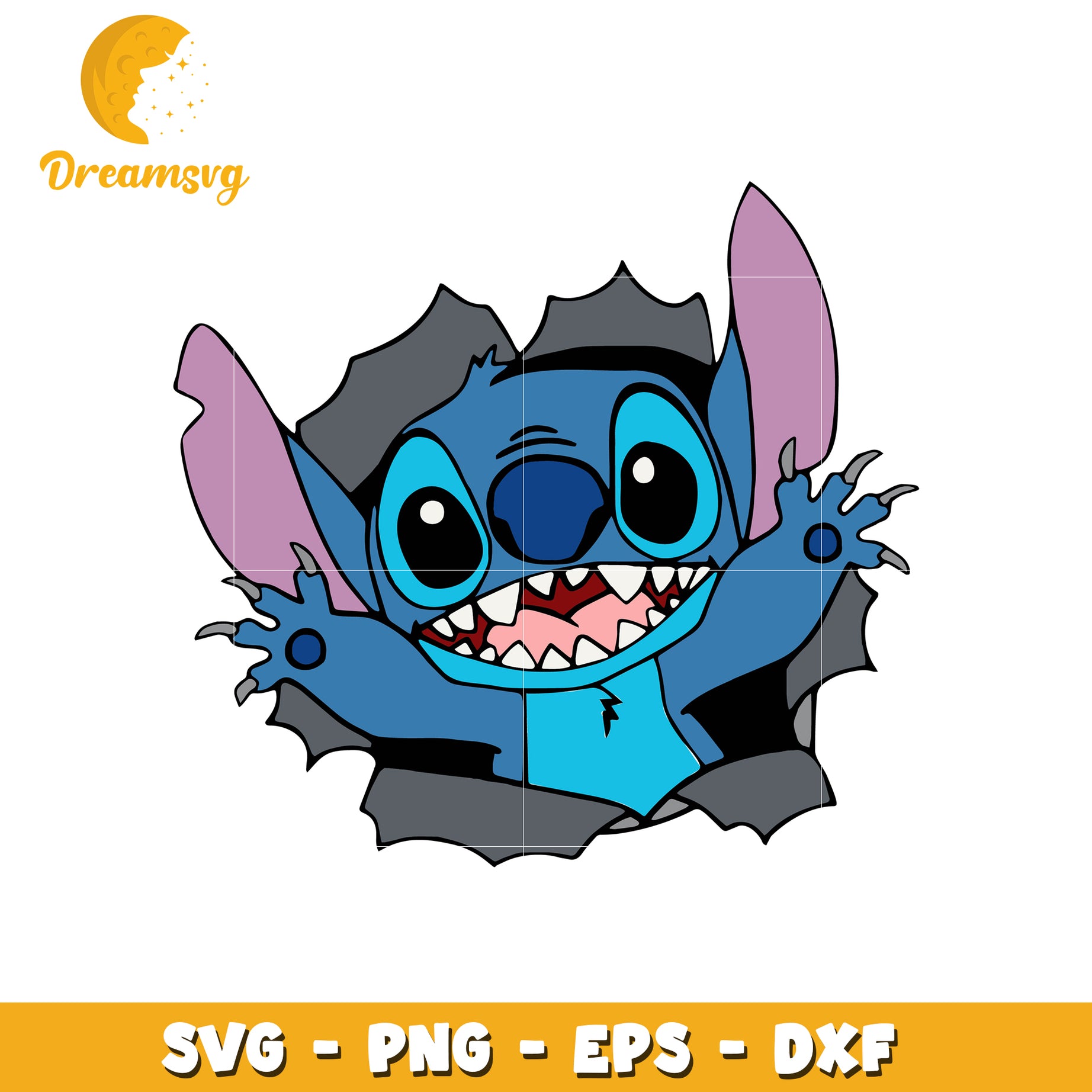 Cute stitch breakout svg, stitch characters svg, disney svg