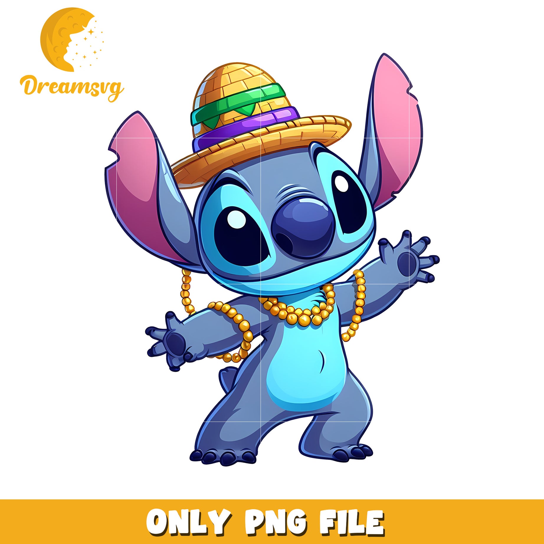 Cute stitch mardi gras costume png, mardi gras costume png