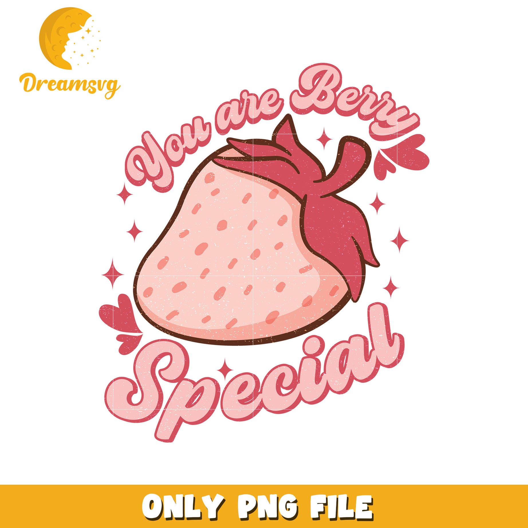 Cute straw berry you are berry special png, berry png, valentine png