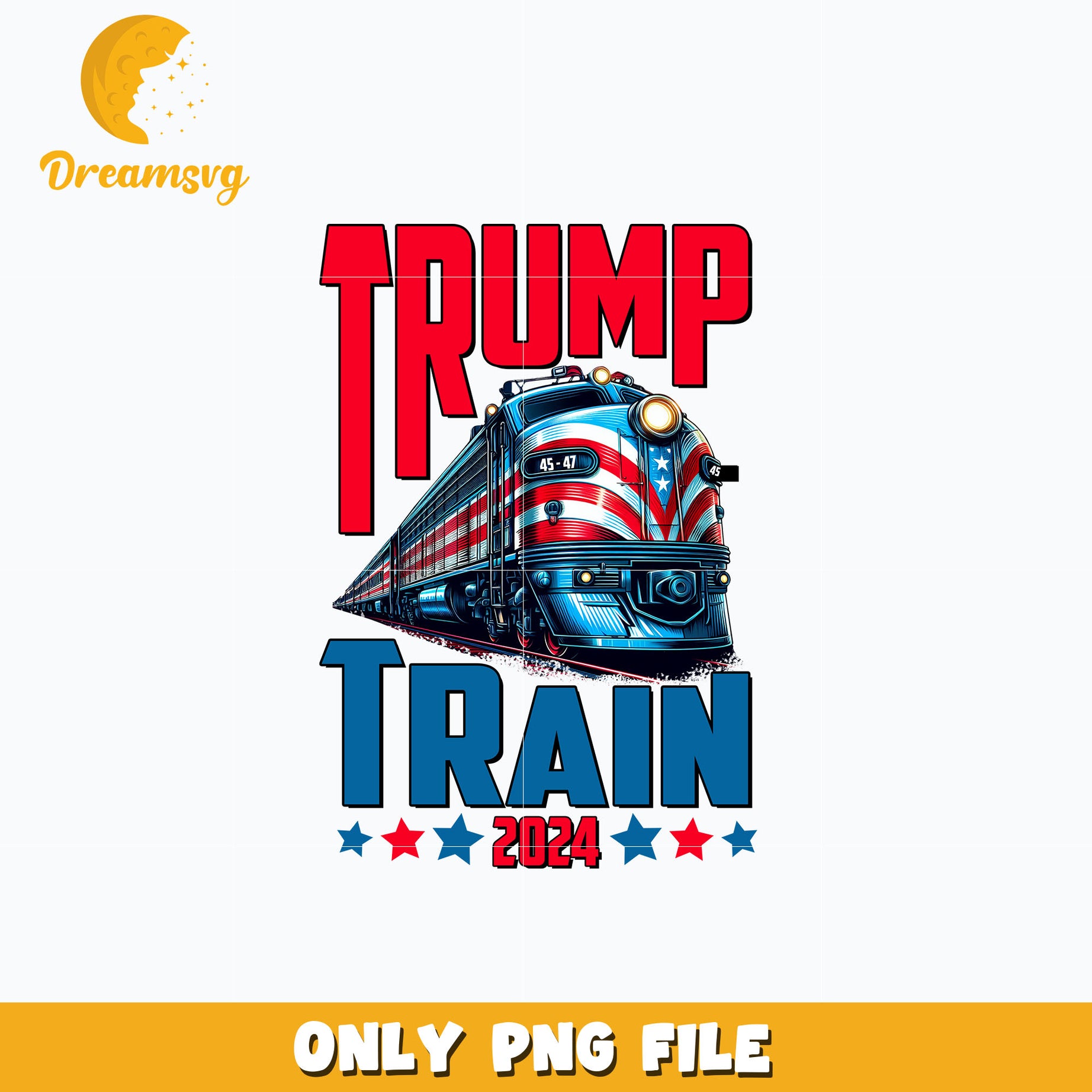 Trump Train 2024 design png